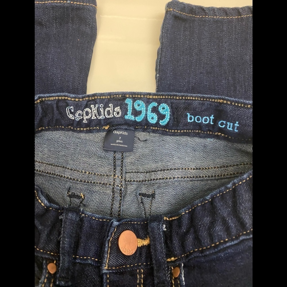 Gap Kids 1969 Boot Cut Jeans size 7 Plus EUC - Picture 4 of 6